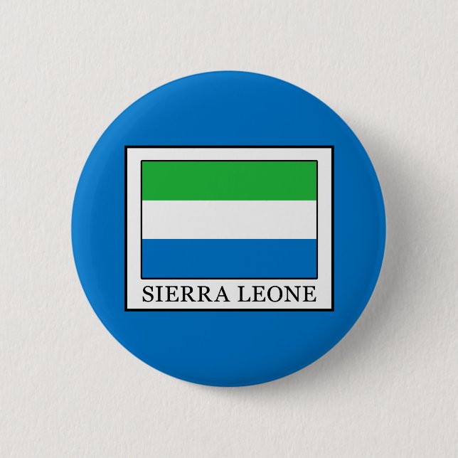 Sierra Leone Pinback Button (Front)