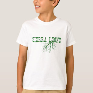 Sierra Leone Roots Green Word Art Children’s Shirt