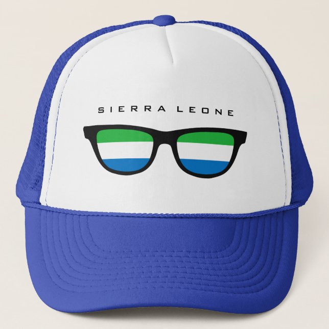 Sierra Leone Shades custom hat (Front)