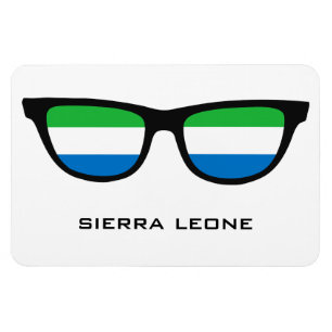 Sierra Leone Shades custom text & color magnet