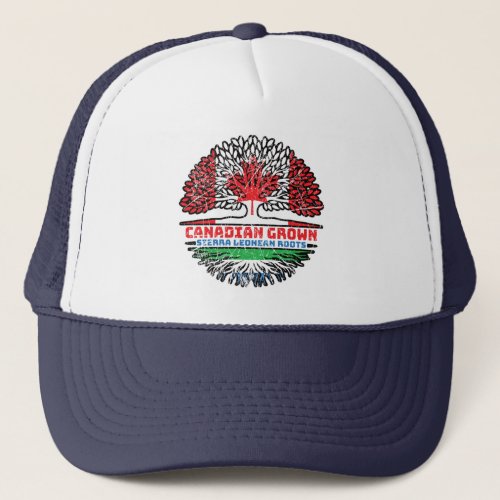 Sierra Leone Sierra Leonean Canadian Canada Tree Trucker Hat