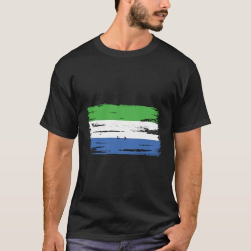 Sierra Leone Sierra Leonean Flag T_Shirt