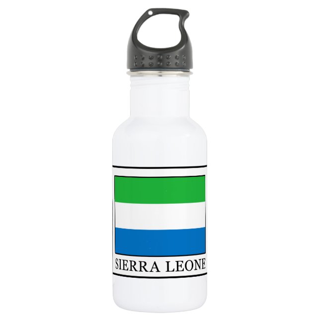 Sierra Leone Stainless Steel Water Bottle (Front)