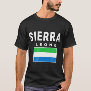 Sierra Leone T-shirt Tee Flag souvenir Freetown