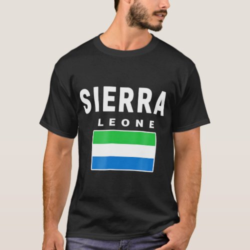 Sierra Leone T_shirt Tee Flag souvenir Freetown