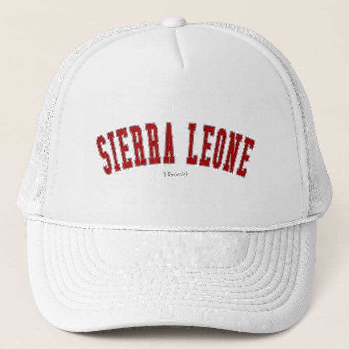 Sierra Leone Trucker Hat