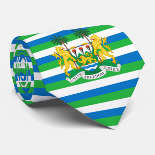 Sierra Leonean Flag & Coat of Arms, Sierra Leone Neck Tie
