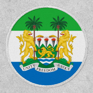 Sierra Leonean Flag & Coat of Arms, Sierra Leone Patch