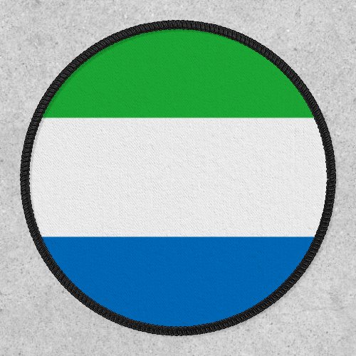 Sierra Leonean Flag Flag of Sierra Leone Patch