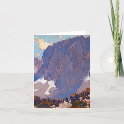 Sierra Monument by Edgar Payne Thank You Card