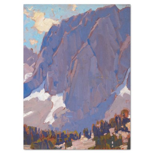 Sierra Monument by Edgar Payne Tissue Paper
