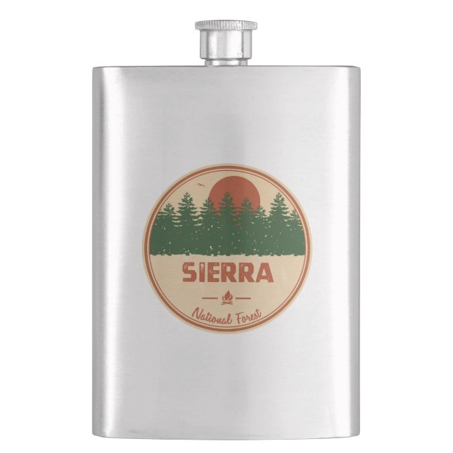 Sierra National Forest Flask (Front)
