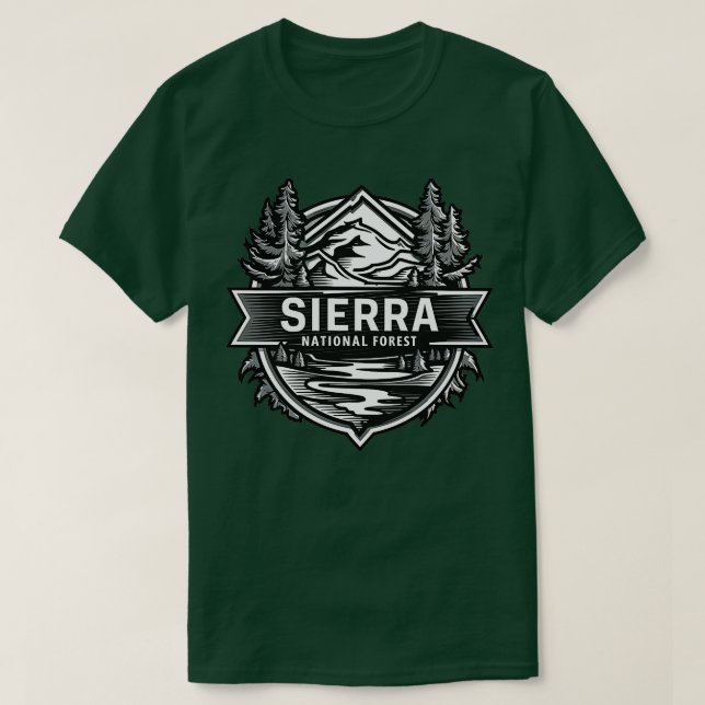 Sierra National Forest T-Shirt (Design Front)