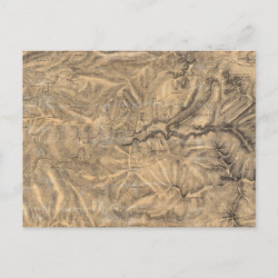 Sierra Nevada adjacent to the Yosemite Valley Postcard