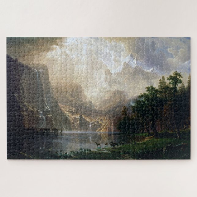 Sierra Nevada, California, Albert Bierstadt Jigsaw Puzzle (Horizontal)