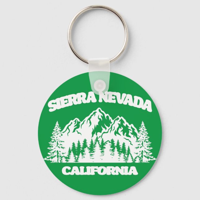 Sierra Nevada California Keychain (Front)