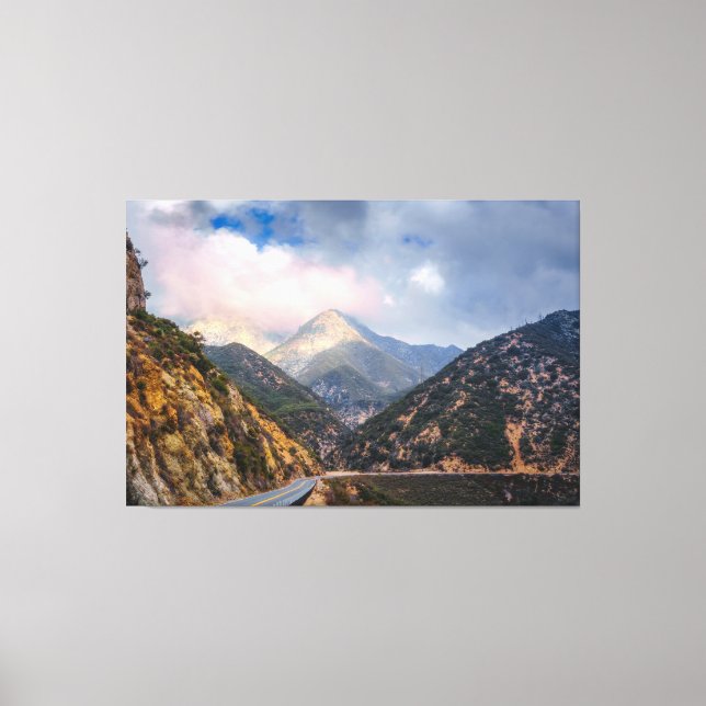 Sierra Nevada Mountain Landscape Wall Art Print (Front)