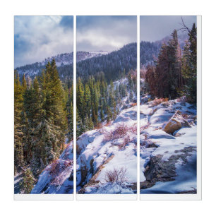 Sierra Nevada Mountain Triptych Wall Art Photo Set