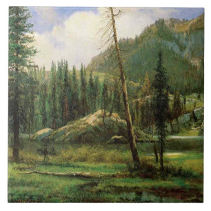 Sierra Nevada Mountains (American Woodland) Ceramic Tile