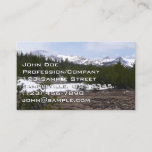 Sierra Nevada Mountains and Snow at Yosemite Business Card