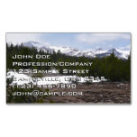 Sierra Nevada Mountains and Snow at Yosemite Business Card Magnet