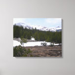Sierra Nevada Mountains and Snow at Yosemite Canvas Print