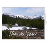 Sierra Nevada Mountains and Snow at Yosemite Card