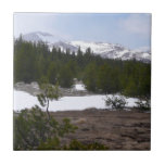 Sierra Nevada Mountains and Snow at Yosemite Ceramic Tile