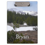 Sierra Nevada Mountains and Snow at Yosemite Clipboard