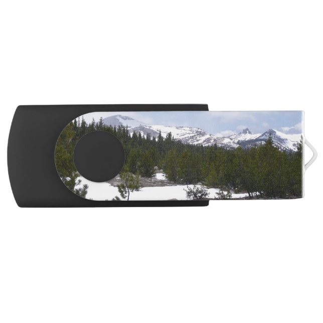 Sierra Nevada Mountains and Snow at Yosemite Flash Drive (Front)