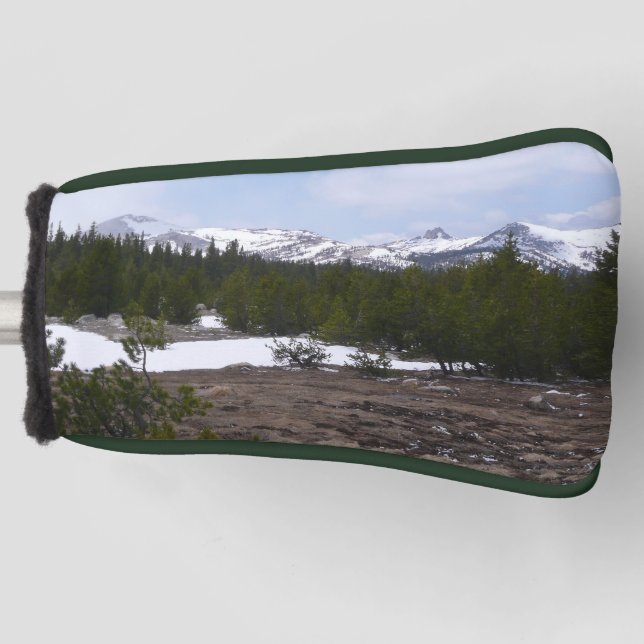 Sierra Nevada Mountains and Snow at Yosemite Golf Head Cover (Front)