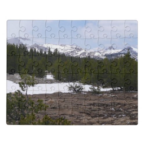 Sierra Nevada Mountains and Snow at Yosemite Jigsaw Puzzle