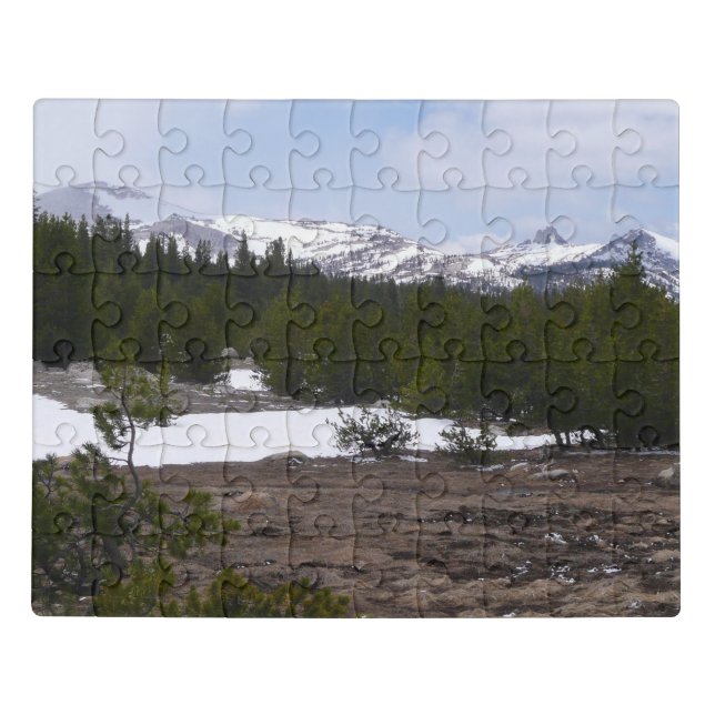 Sierra Nevada Mountains and Snow at Yosemite Jigsaw Puzzle (Puzzle Horizontal)