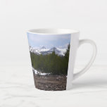 Sierra Nevada Mountains and Snow at Yosemite Latte Mug