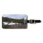 Sierra Nevada Mountains and Snow at Yosemite Luggage Tag