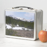 Sierra Nevada Mountains and Snow at Yosemite Metal Lunch Box