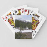 Sierra Nevada Mountains and Snow at Yosemite Playing Cards