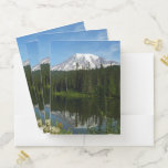 Sierra Nevada Mountains and Snow at Yosemite Pocket Folder
