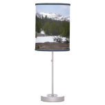 Sierra Nevada Mountains and Snow at Yosemite Table Lamp