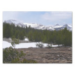 Sierra Nevada Mountains and Snow at Yosemite Tissue Paper