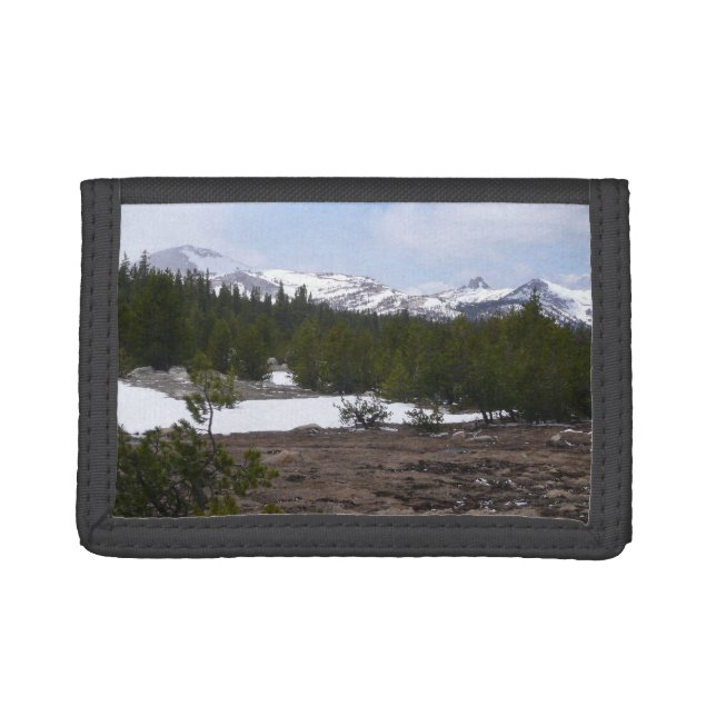 Sierra Nevada Mountains and Snow at Yosemite Trifold Wallet (Front)