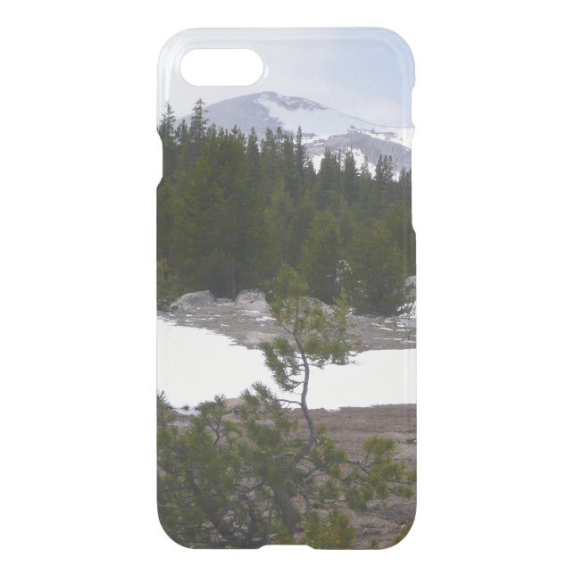 Sierra Nevada Mountains and Snow at Yosemite Uncommon iPhone Case (Back)