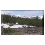 Sierra Nevada Mountains and Snow Place Card Holder