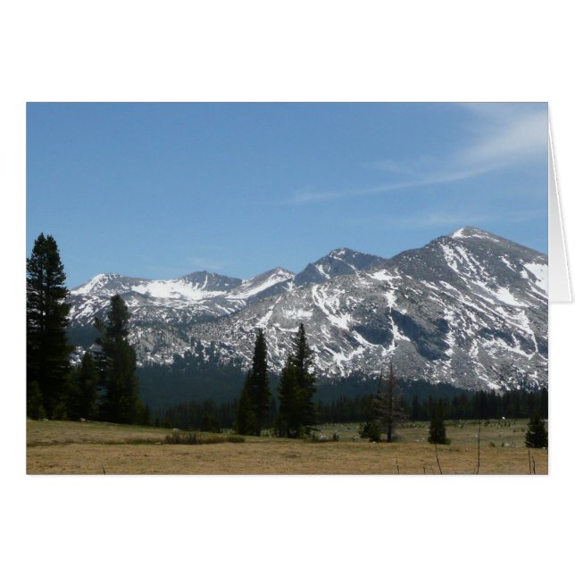 Sierra Nevada Mountains I from Yosemite Cards (Front Horizontal)