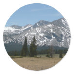 Sierra Nevada Mountains I from Yosemite Classic Round Sticker
