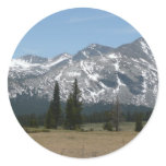 Sierra Nevada Mountains I from Yosemite Classic Round Sticker