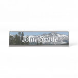 Sierra Nevada Mountains I from Yosemite Desk Name Plate