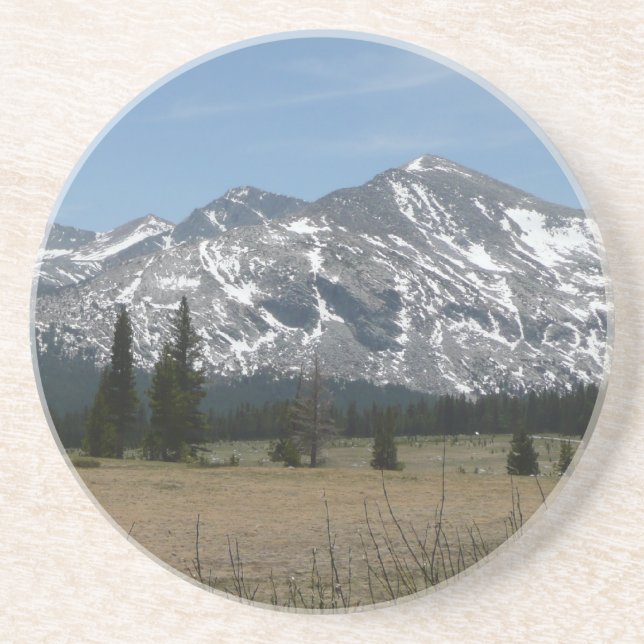 Sierra Nevada Mountains I from Yosemite Drink Coaster (Front)