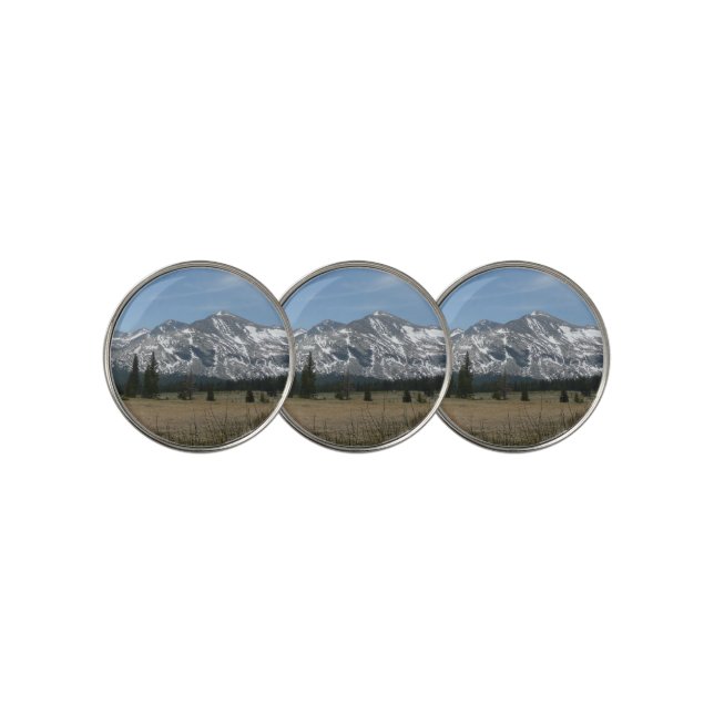 Sierra Nevada Mountains I from Yosemite Golf Ball Marker (3 Up)