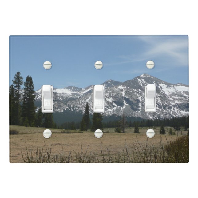 Sierra Nevada Mountains I from Yosemite Light Switch Cover (In Situ)